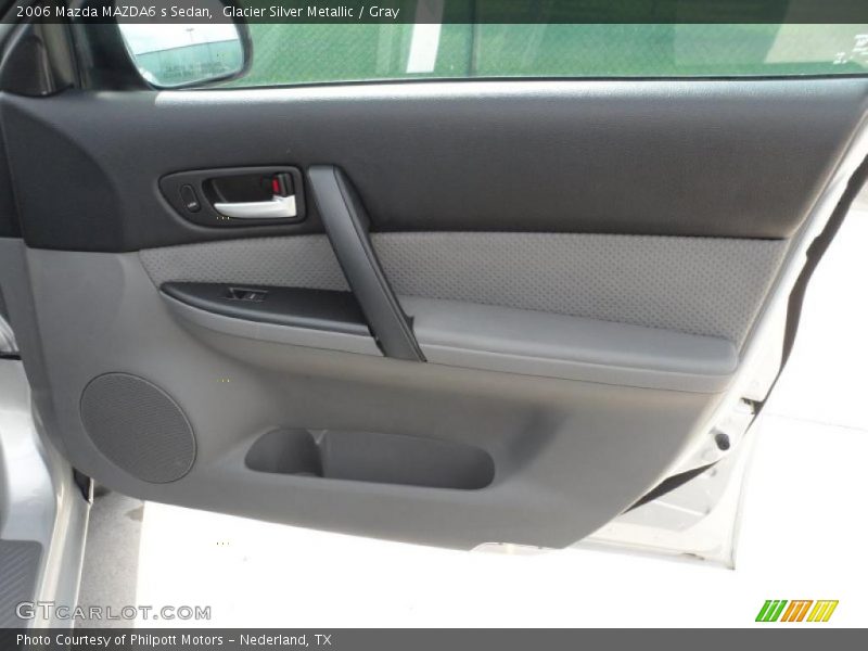 Glacier Silver Metallic / Gray 2006 Mazda MAZDA6 s Sedan