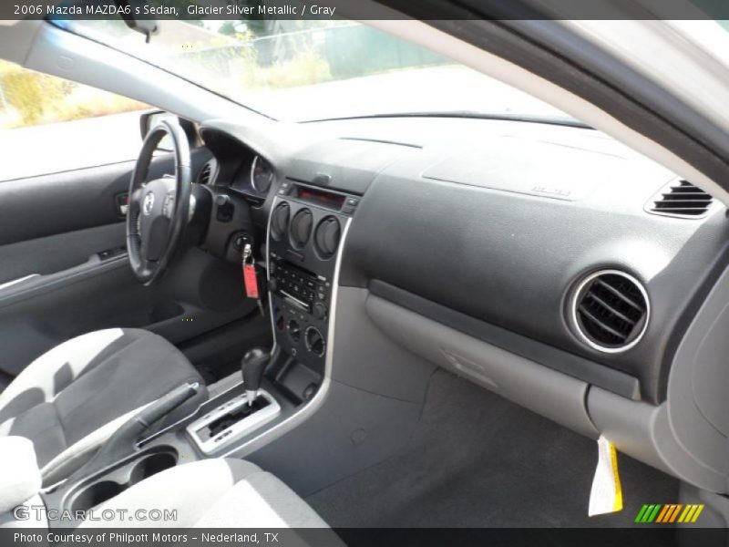 Glacier Silver Metallic / Gray 2006 Mazda MAZDA6 s Sedan