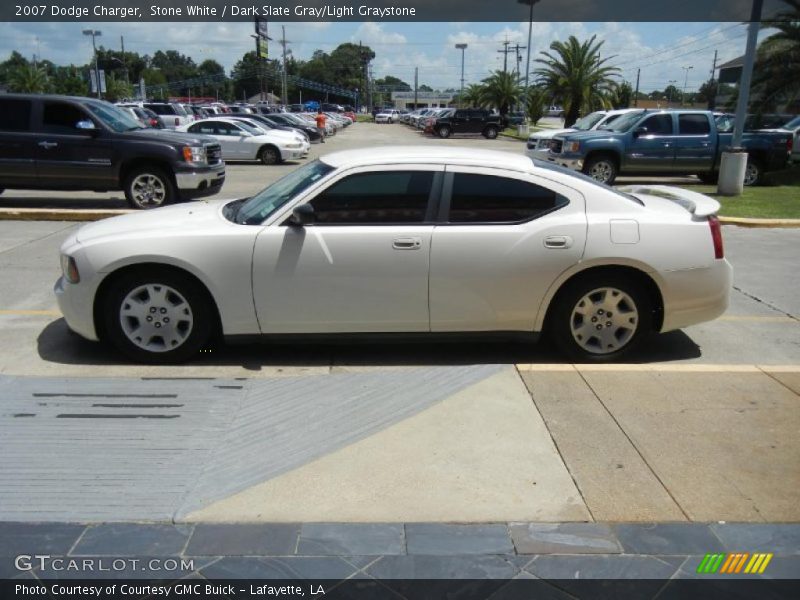 Stone White / Dark Slate Gray/Light Graystone 2007 Dodge Charger