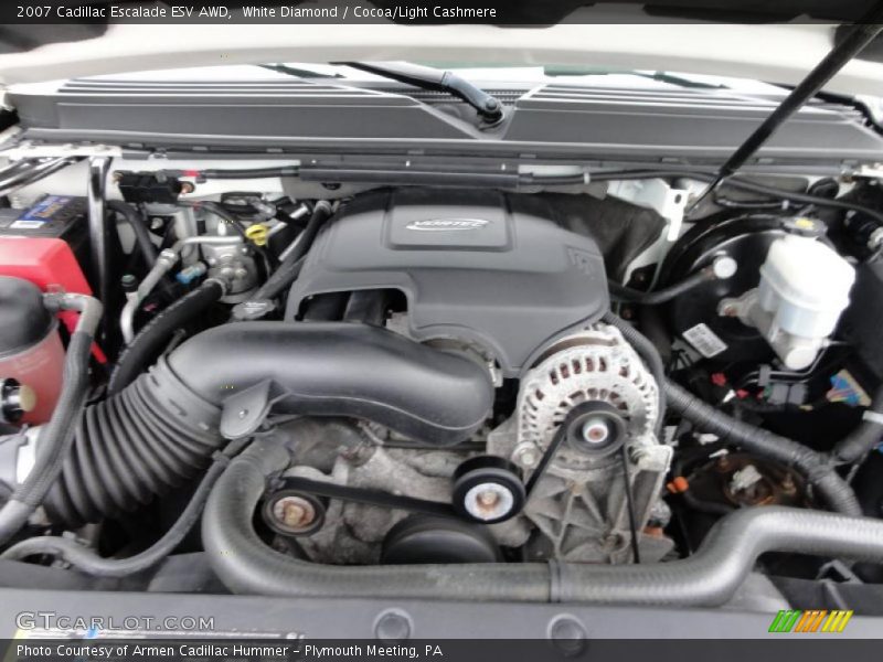 White Diamond / Cocoa/Light Cashmere 2007 Cadillac Escalade ESV AWD