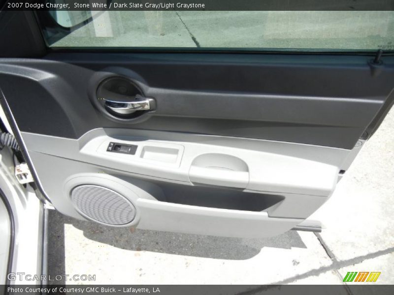 Stone White / Dark Slate Gray/Light Graystone 2007 Dodge Charger