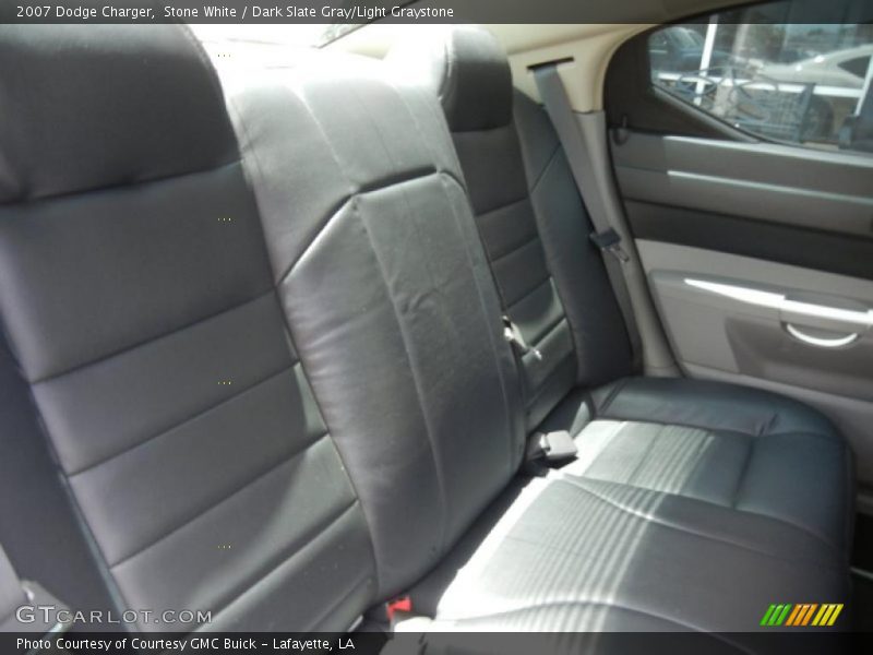 Stone White / Dark Slate Gray/Light Graystone 2007 Dodge Charger