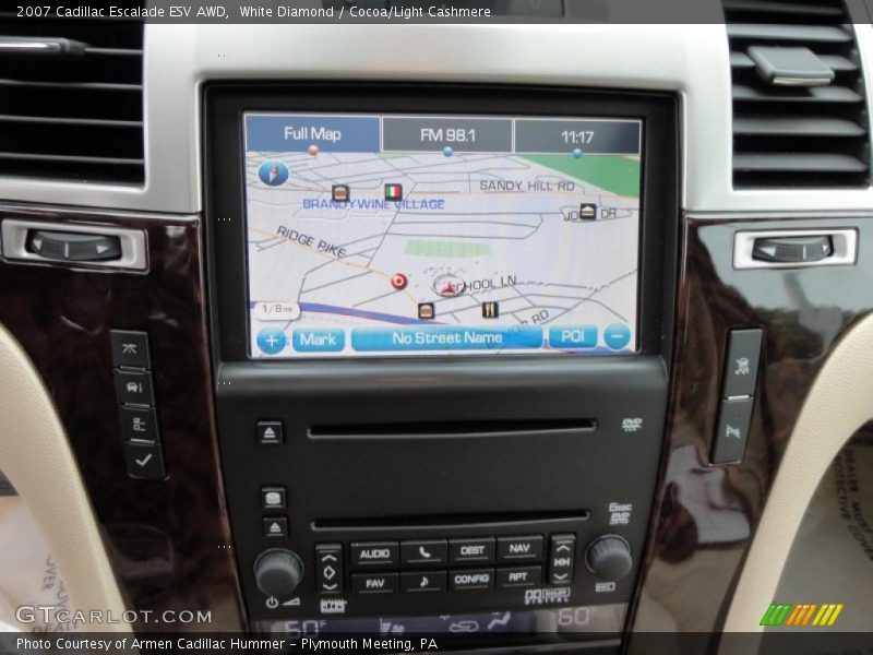 White Diamond / Cocoa/Light Cashmere 2007 Cadillac Escalade ESV AWD