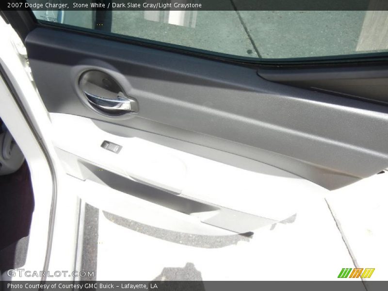 Stone White / Dark Slate Gray/Light Graystone 2007 Dodge Charger