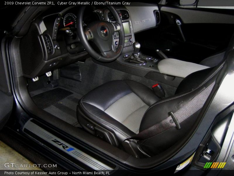  2009 Corvette ZR1 Ebony/Titanium Gray Interior