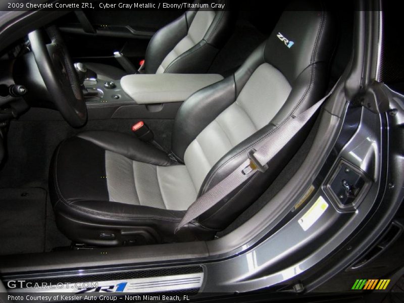  2009 Corvette ZR1 Ebony/Titanium Gray Interior