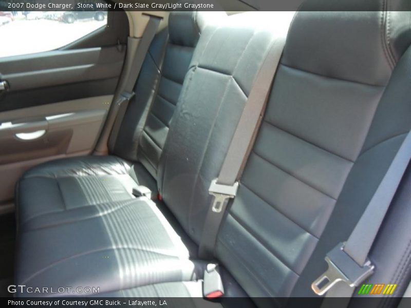 Stone White / Dark Slate Gray/Light Graystone 2007 Dodge Charger