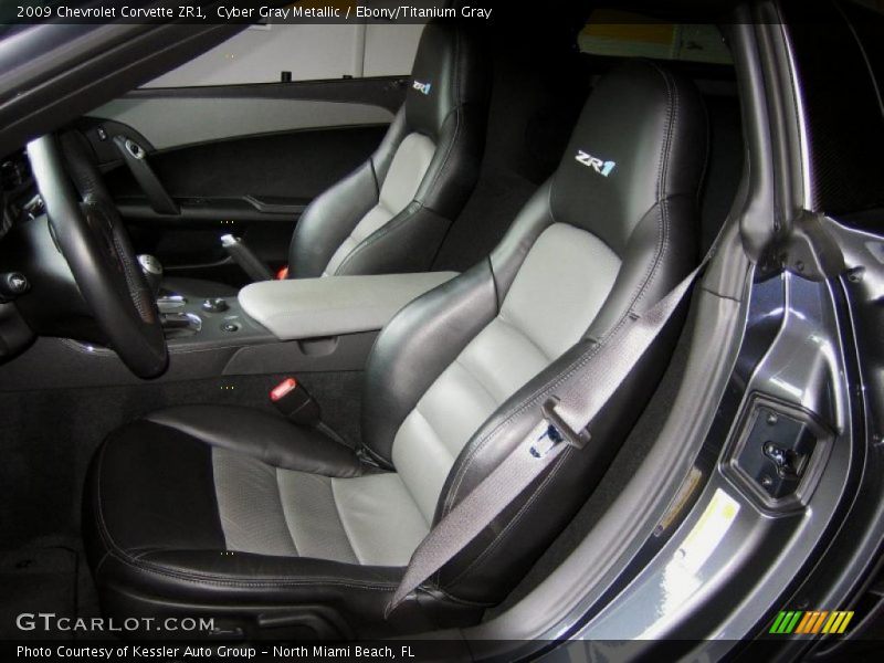  2009 Corvette ZR1 Ebony/Titanium Gray Interior