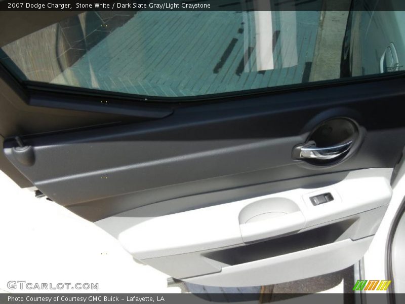 Stone White / Dark Slate Gray/Light Graystone 2007 Dodge Charger