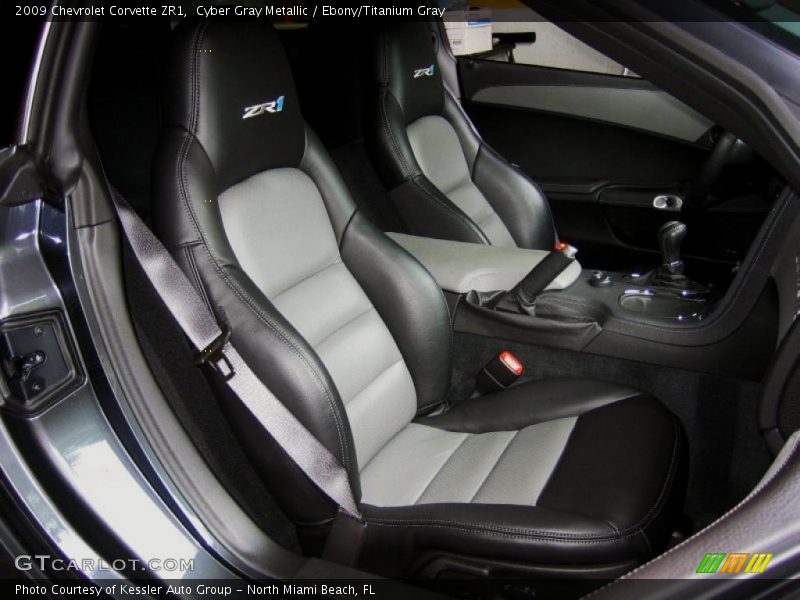  2009 Corvette ZR1 Ebony/Titanium Gray Interior