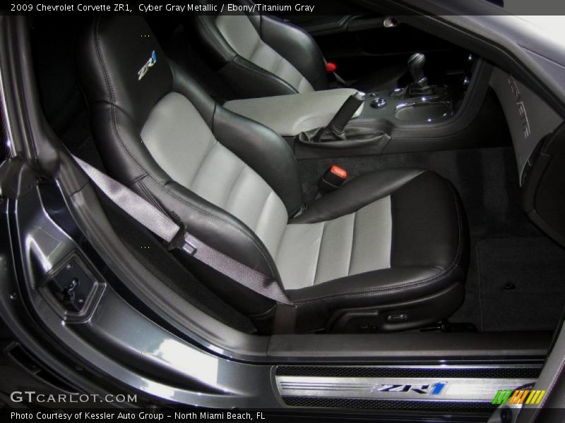  2009 Corvette ZR1 Ebony/Titanium Gray Interior