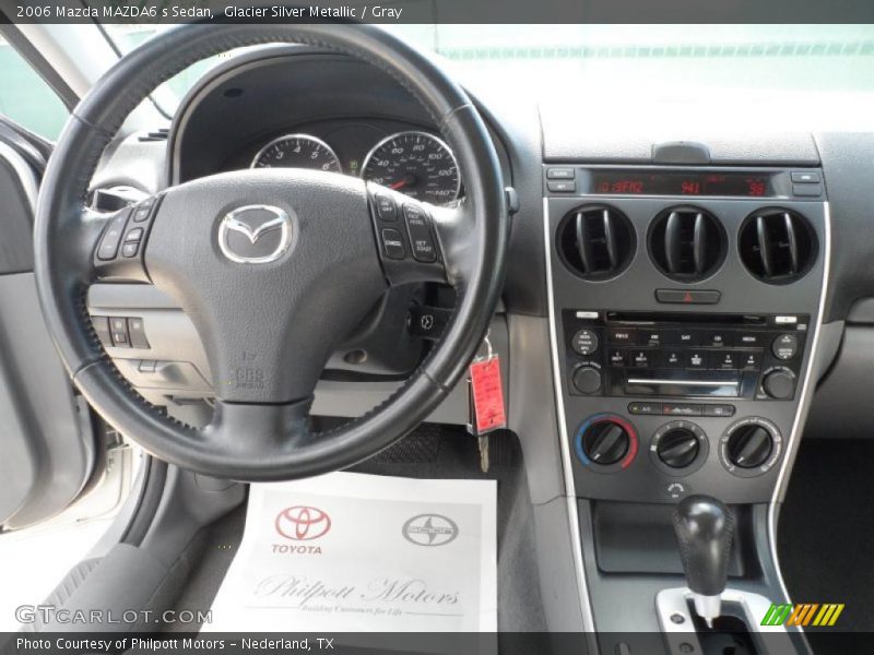 Glacier Silver Metallic / Gray 2006 Mazda MAZDA6 s Sedan