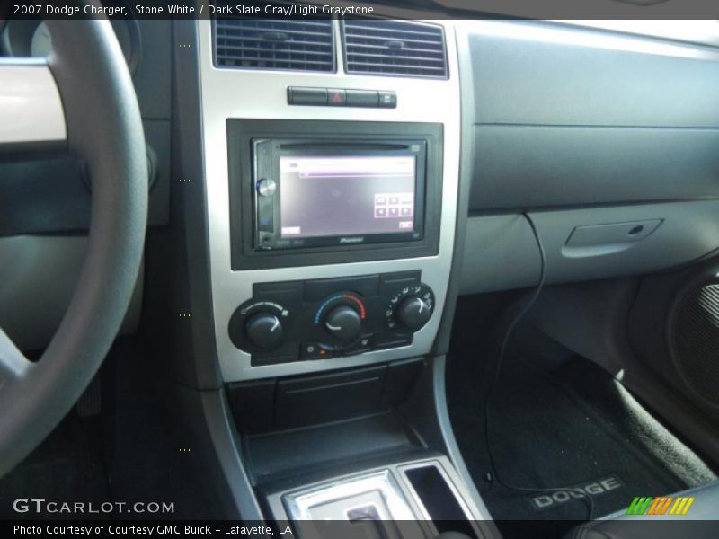 Stone White / Dark Slate Gray/Light Graystone 2007 Dodge Charger