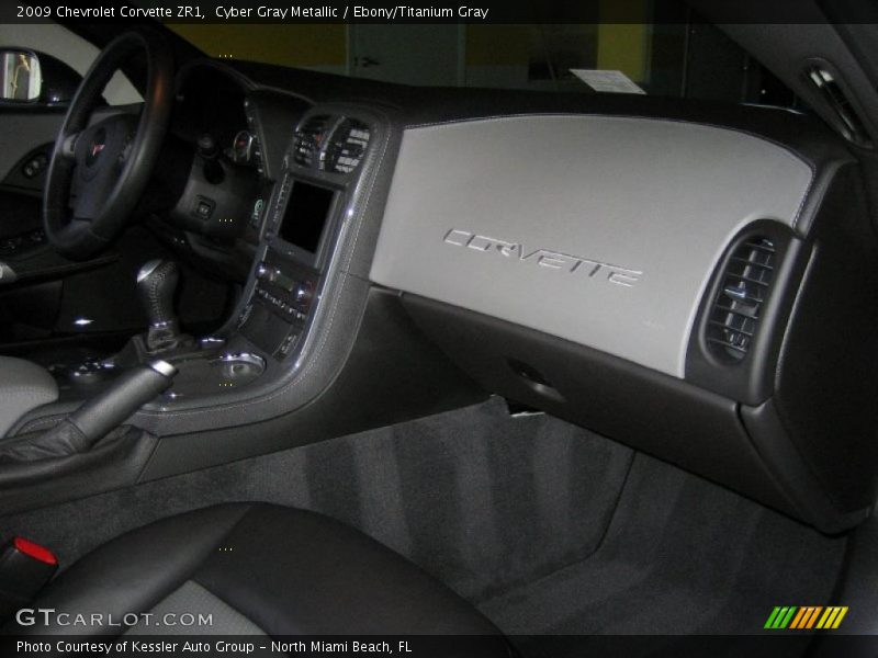 Cyber Gray Metallic / Ebony/Titanium Gray 2009 Chevrolet Corvette ZR1