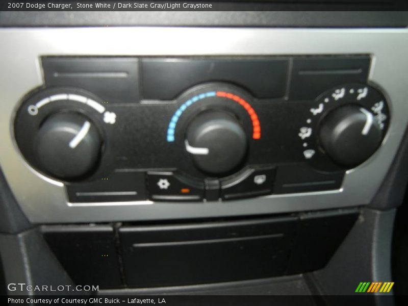 Stone White / Dark Slate Gray/Light Graystone 2007 Dodge Charger