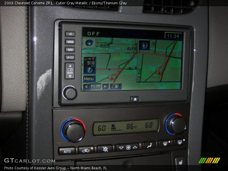 Navigation of 2009 Corvette ZR1