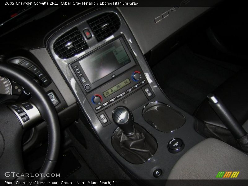Controls of 2009 Corvette ZR1