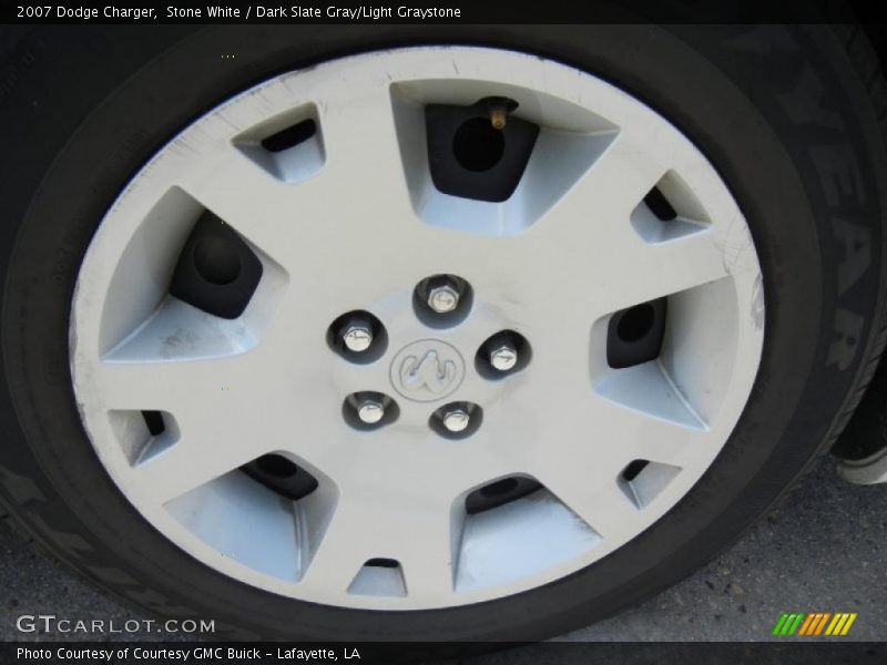 Stone White / Dark Slate Gray/Light Graystone 2007 Dodge Charger