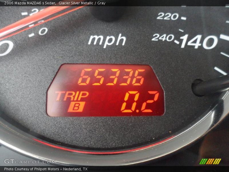 Glacier Silver Metallic / Gray 2006 Mazda MAZDA6 s Sedan