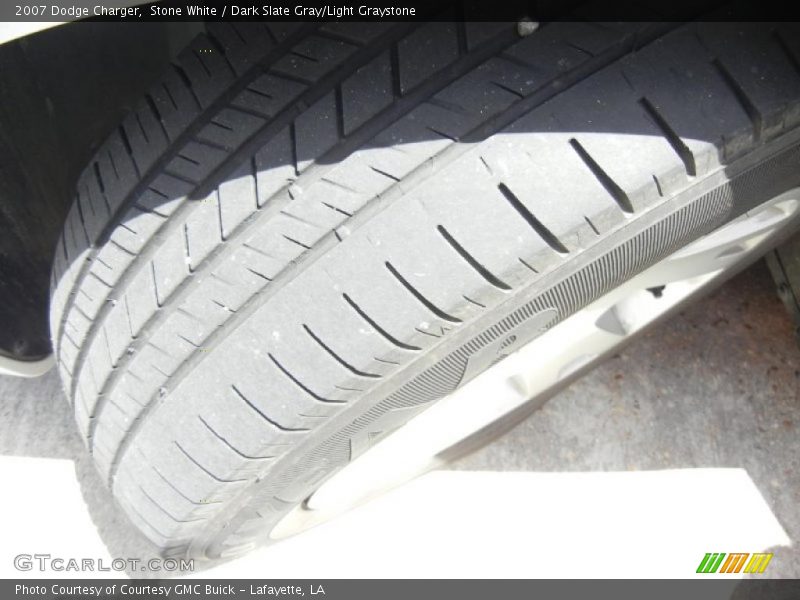 Stone White / Dark Slate Gray/Light Graystone 2007 Dodge Charger
