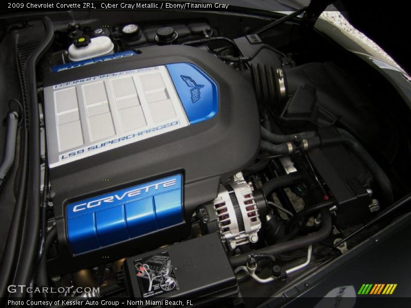  2009 Corvette ZR1 Engine - 6.2 Liter Supercharged OHV 16-Valve LS9 V8