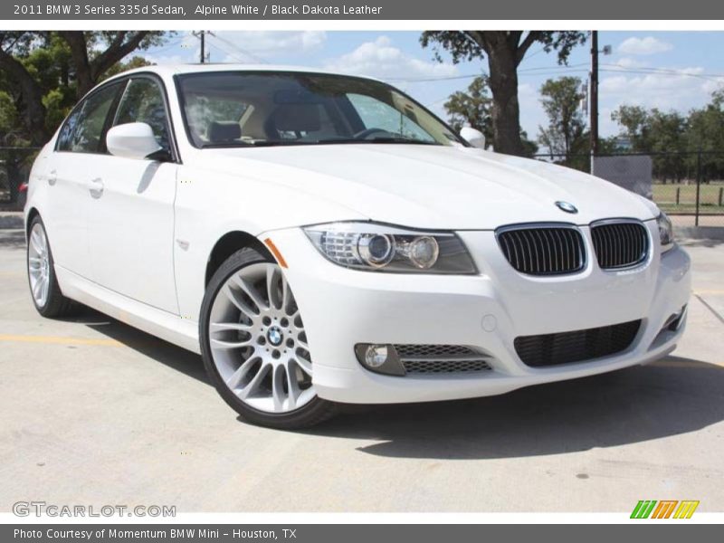 Front 3/4 View of 2011 3 Series 335d Sedan