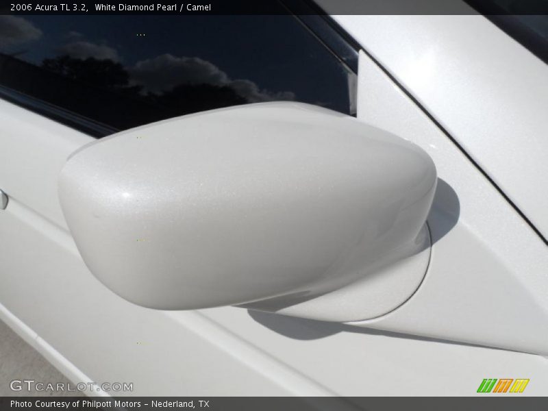 White Diamond Pearl / Camel 2006 Acura TL 3.2
