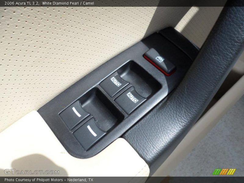 White Diamond Pearl / Camel 2006 Acura TL 3.2