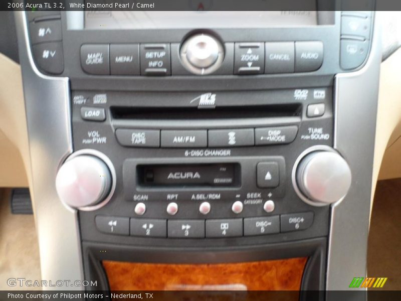 White Diamond Pearl / Camel 2006 Acura TL 3.2