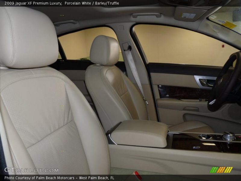 Porcelain White / Barley/Truffle 2009 Jaguar XF Premium Luxury