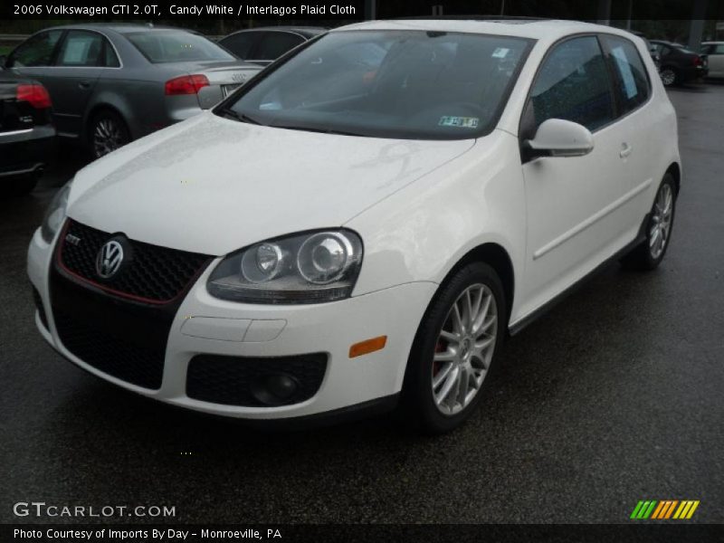 Candy White / Interlagos Plaid Cloth 2006 Volkswagen GTI 2.0T