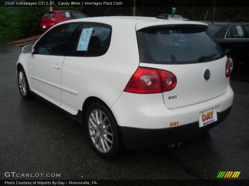 Candy White / Interlagos Plaid Cloth 2006 Volkswagen GTI 2.0T