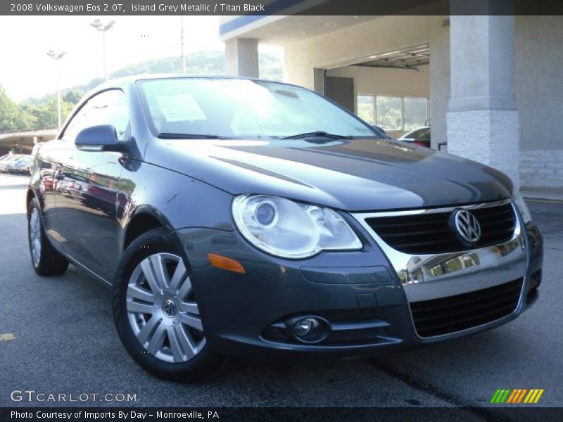 Island Grey Metallic / Titan Black 2008 Volkswagen Eos 2.0T