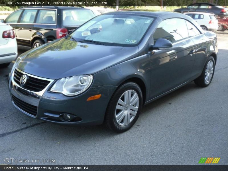 Island Grey Metallic / Titan Black 2008 Volkswagen Eos 2.0T