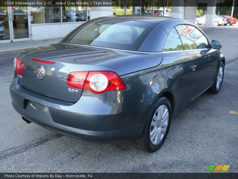 Island Grey Metallic / Titan Black 2008 Volkswagen Eos 2.0T
