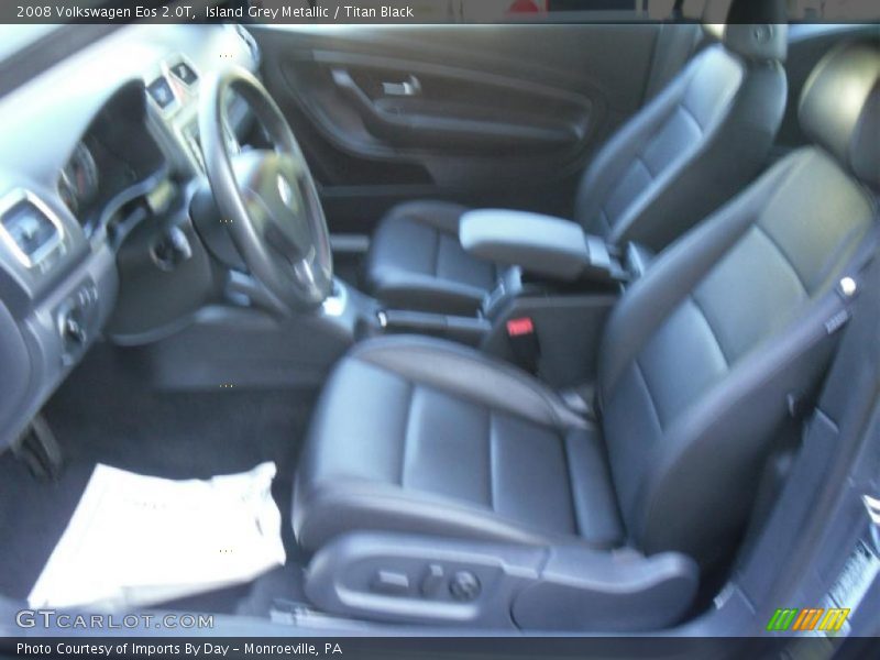 Island Grey Metallic / Titan Black 2008 Volkswagen Eos 2.0T