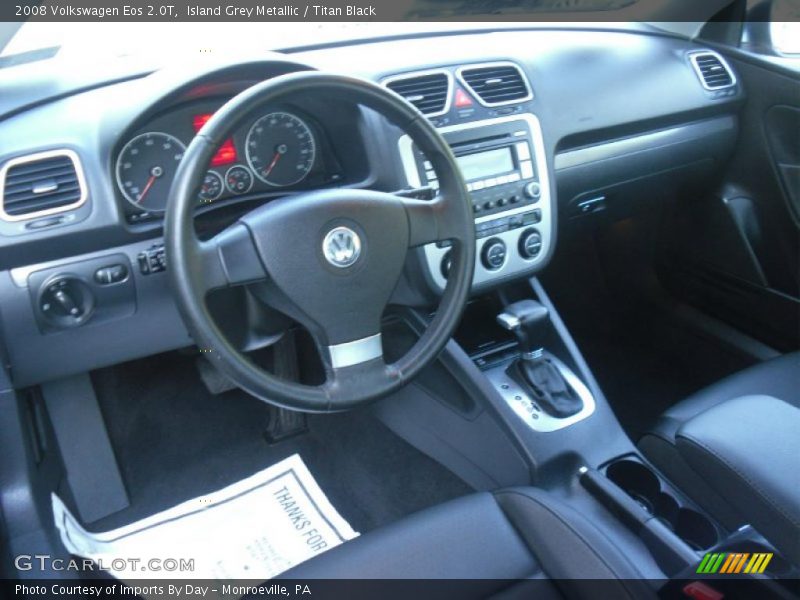 Island Grey Metallic / Titan Black 2008 Volkswagen Eos 2.0T