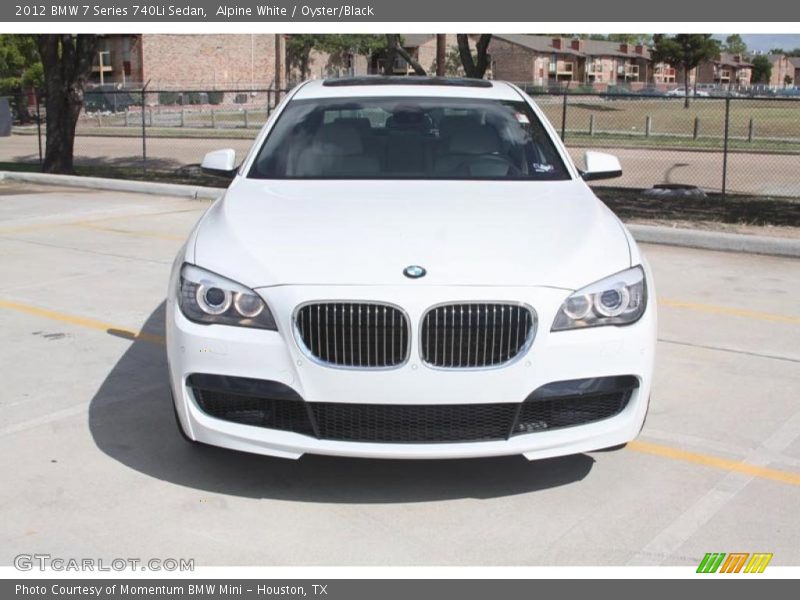 Alpine White / Oyster/Black 2012 BMW 7 Series 740Li Sedan