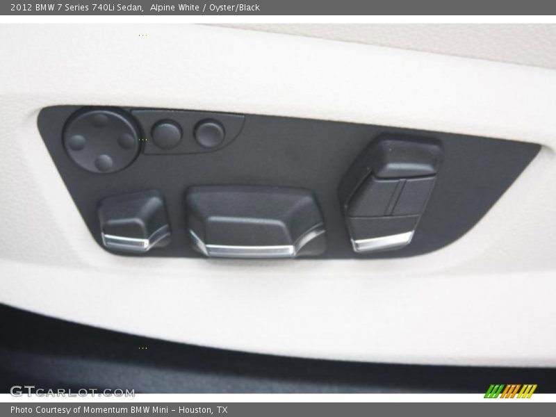 Alpine White / Oyster/Black 2012 BMW 7 Series 740Li Sedan