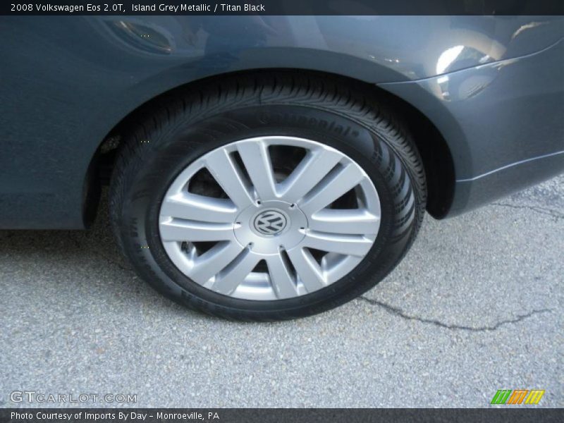 Island Grey Metallic / Titan Black 2008 Volkswagen Eos 2.0T