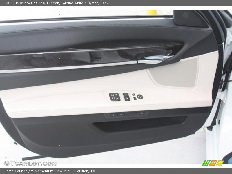 Alpine White / Oyster/Black 2012 BMW 7 Series 740Li Sedan