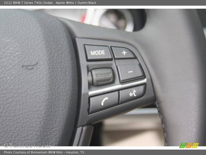 Alpine White / Oyster/Black 2012 BMW 7 Series 740Li Sedan