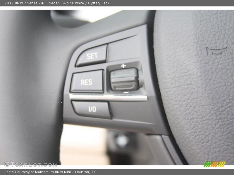 Alpine White / Oyster/Black 2012 BMW 7 Series 740Li Sedan