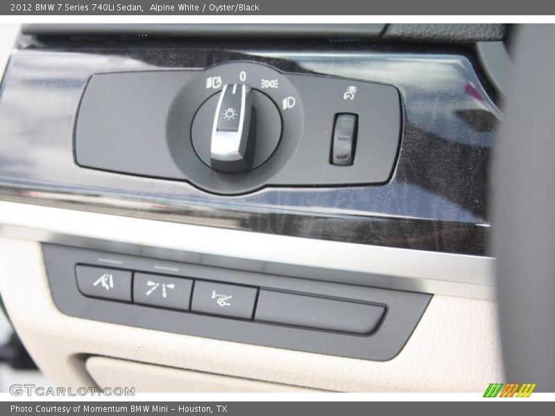Alpine White / Oyster/Black 2012 BMW 7 Series 740Li Sedan