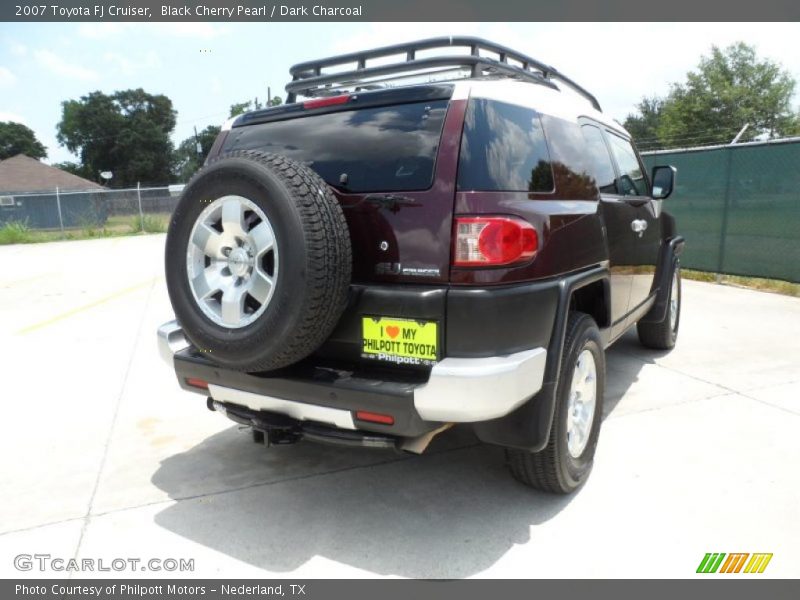 Black Cherry Pearl / Dark Charcoal 2007 Toyota FJ Cruiser