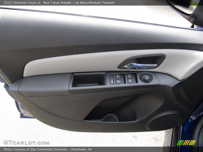 Blue Topaz Metallic / Jet Black/Medium Titanium 2012 Chevrolet Cruze LS