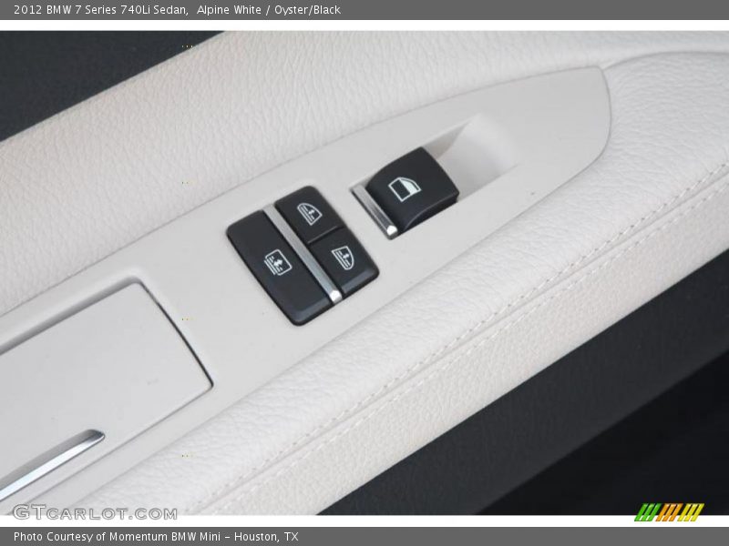 Alpine White / Oyster/Black 2012 BMW 7 Series 740Li Sedan