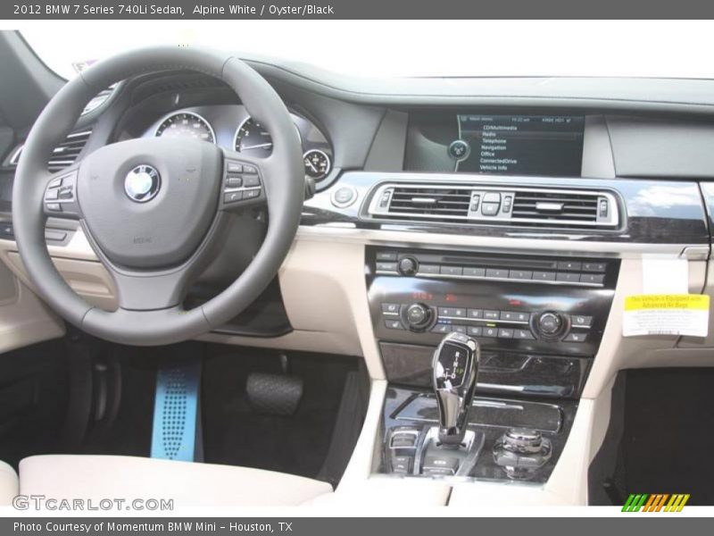 Alpine White / Oyster/Black 2012 BMW 7 Series 740Li Sedan