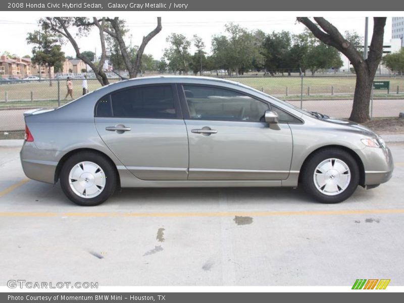 Galaxy Gray Metallic / Ivory 2008 Honda Civic Hybrid Sedan