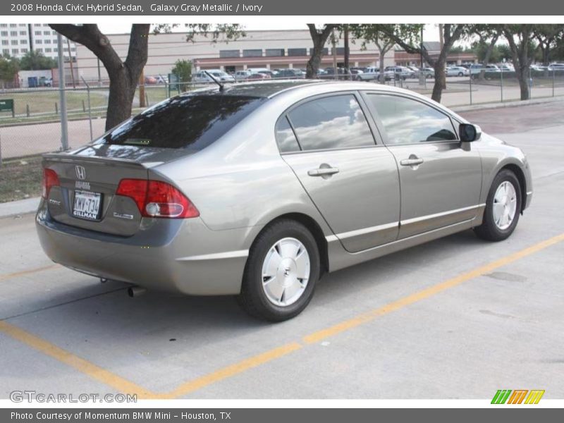 Galaxy Gray Metallic / Ivory 2008 Honda Civic Hybrid Sedan